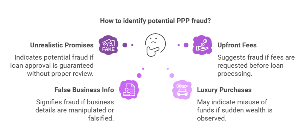 Steps to identify PPP fraud