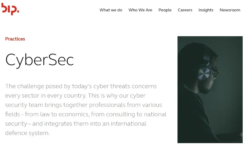 Cybersec web page