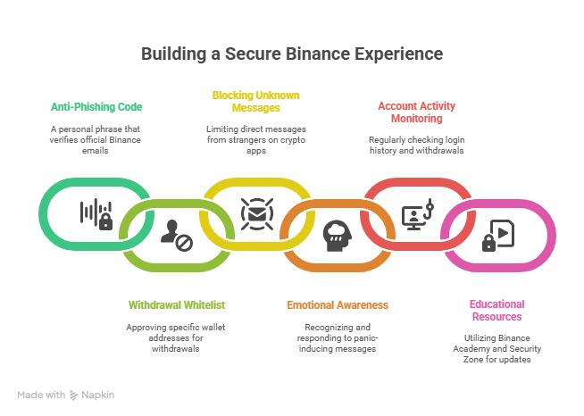 Steps for building a secure Binance Experience